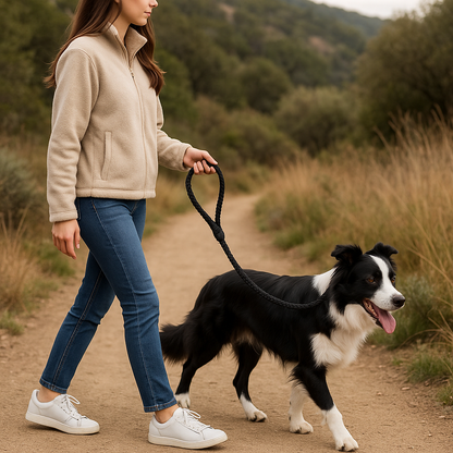 Laisse pour Chien border noir
